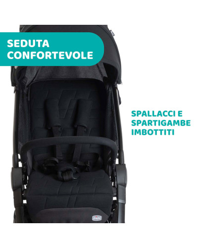 We compact umbrella stroller Black Chicco