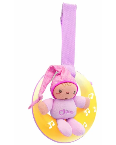 Veilleuse musicale Petite Lune First Dreams rose Chicco