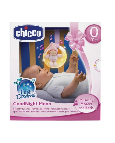 Veilleuse musicale Petite Lune First Dreams rose Chicco
