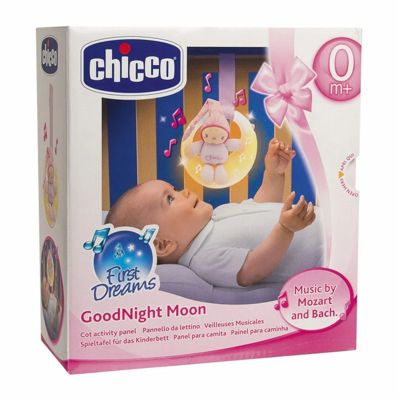 Veilleuse Musicale Petite Lune First Dreams Rose CHICCO