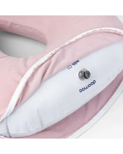 Coussin d’allaitement gonflable Rose Doomoo