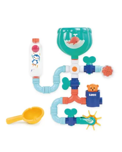 Jouet de bain tuyaux d’eau XXL Ludi