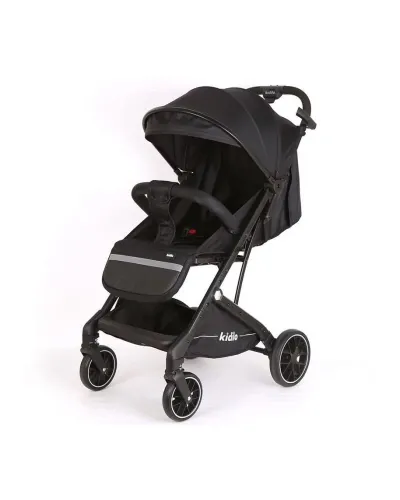 Cochecito plegable K2 negro Kidilo