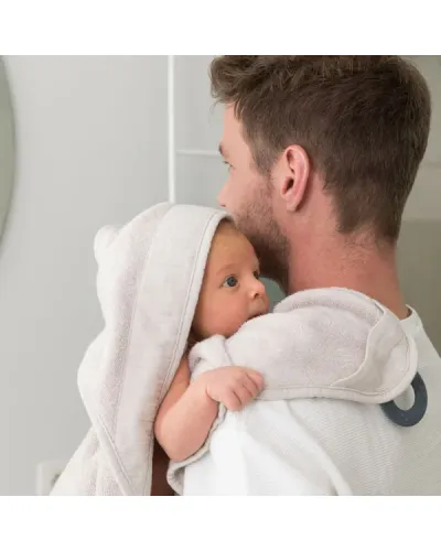 Cape de bain XL Dry’n Play Almond Doomoo