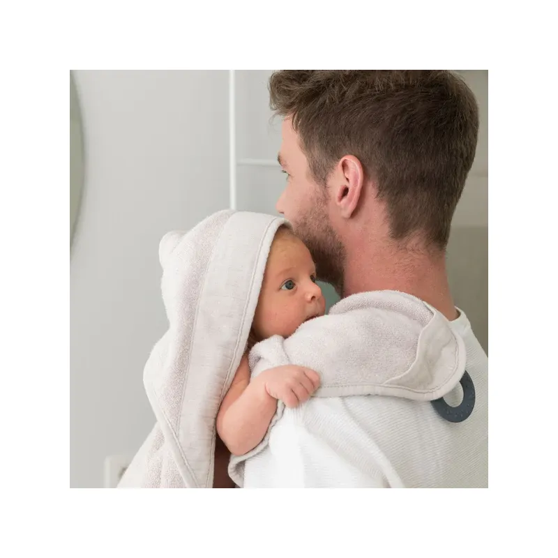 Cape de bain xl dry n play almond doomoo | la maison du bebe