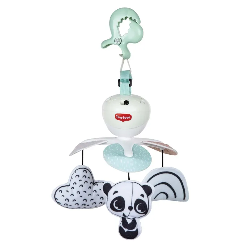 Mobile de voyage Musical Panda new Black & White Tiny Love | la maison du bebe