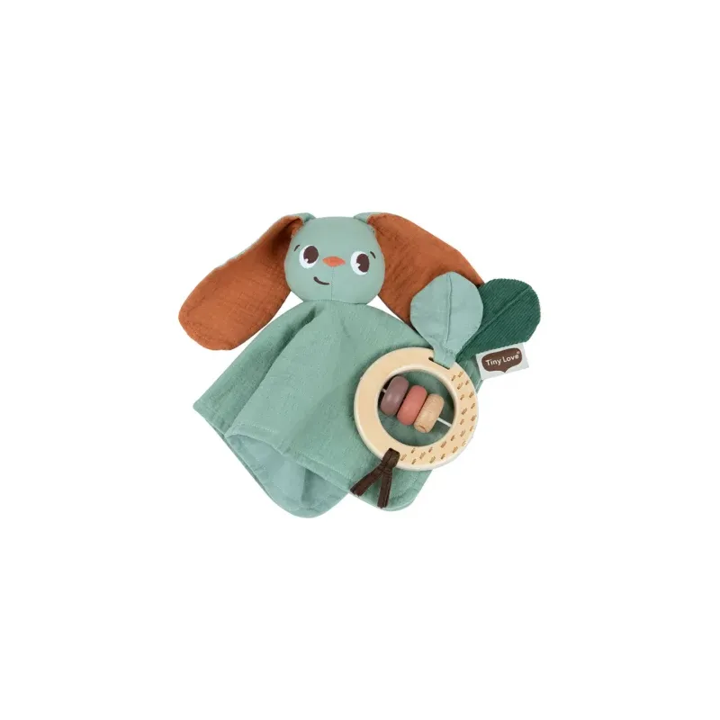 Coffret cadeau Garden of Adventures Tiny Love avec doudou lapin et hochet en bois Coffret cadeau Garden of Adventures Tiny Love avec doudou lapin et hochet en bois
