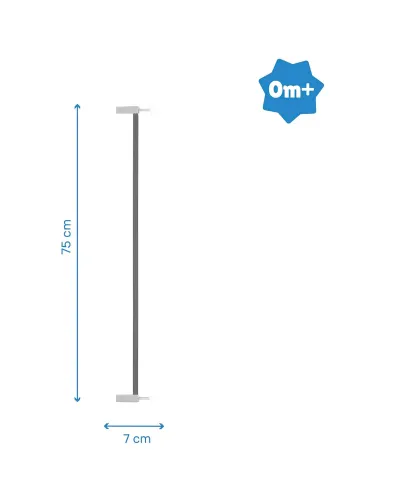 Safe and Lock 7 cm safety gate extension Badabulle