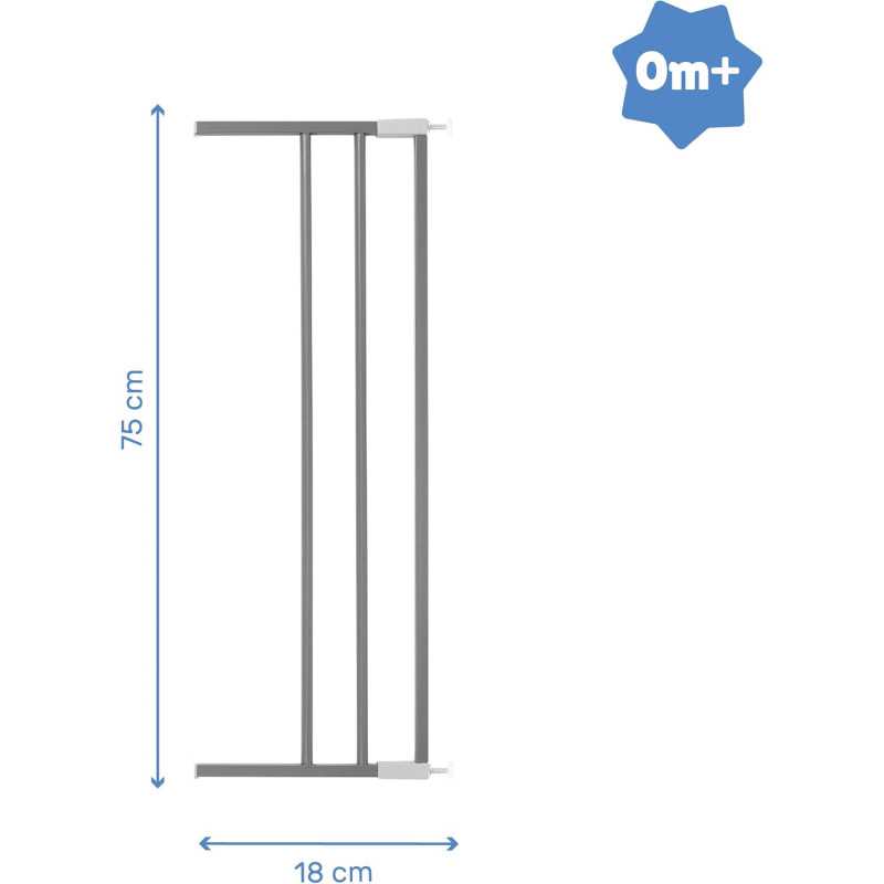 Safe and Lock 18 cm safety gate extension Badabulle