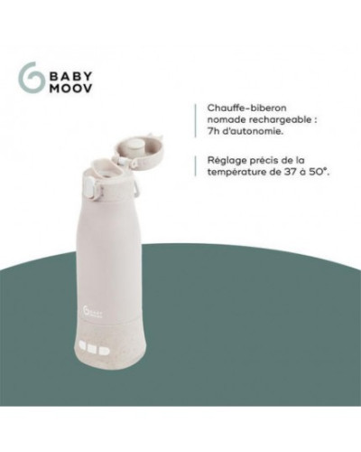 Calientabiberones portátil Moov &amp; Feed 330 ml Babymoov