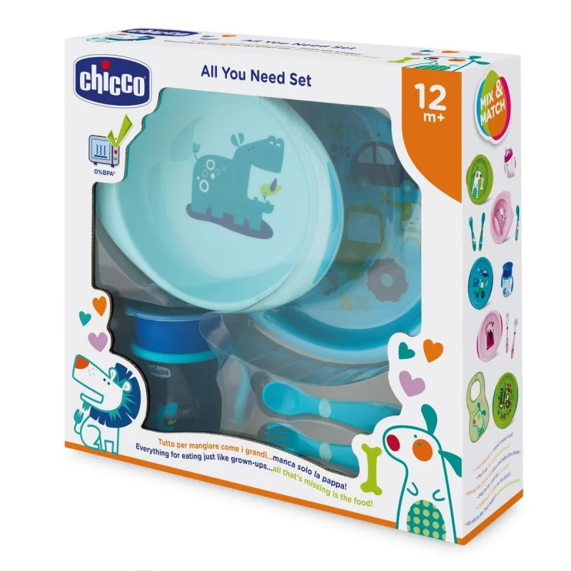 Set de comida azul desde 12 meses Chicco