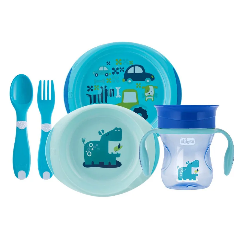 Set de comida azul desde 12 meses Chicco