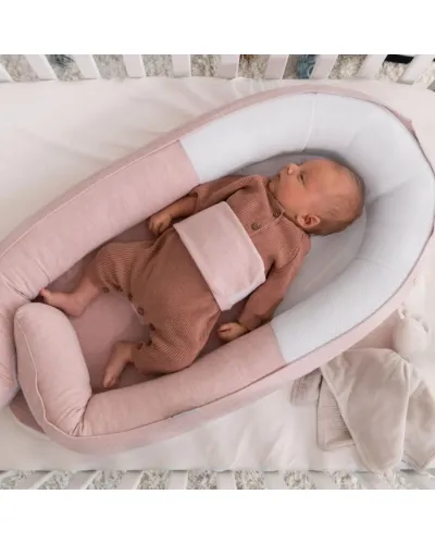 Cocoon baby nest Chiné Pink Doomoo