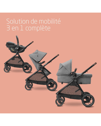 Cochecito Zelia S Trio Dark Grey Maxi-Cosi