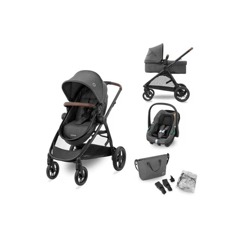 Poussette Premimum Maxi Cosi Zelia Trio Dark Grey | la maison du bebe
