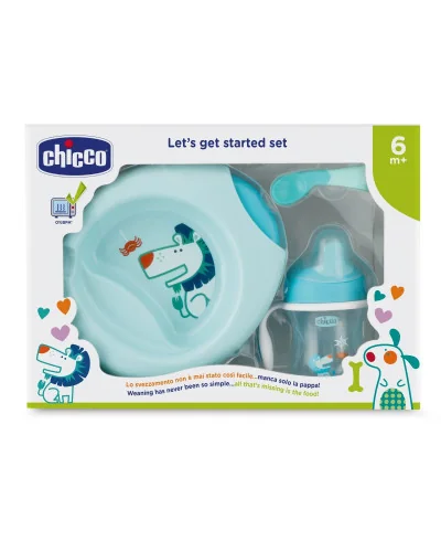 Feeding set Blue from 6 months Chicco