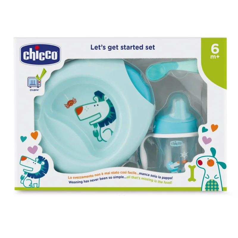 Set de comida azul desde 6 meses Chicco