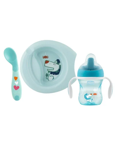 Coffret repas bleu dès 6 mois Chicco