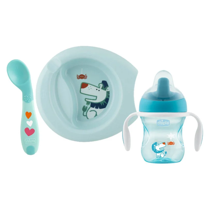 Set de comida azul desde 6 meses Chicco