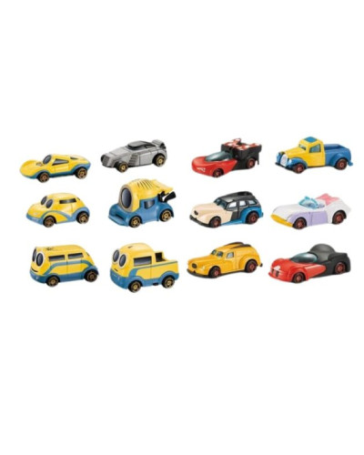 set de 12 voitures minions | la maison du bebe
