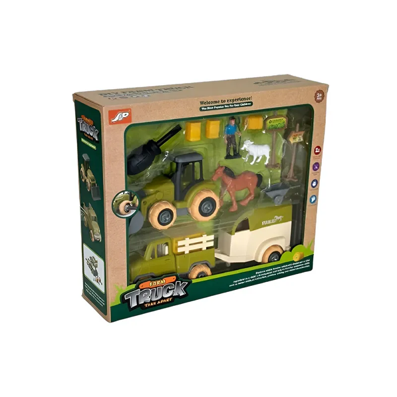 Coffret Camion et tracteur du fermier | la maison du bebe