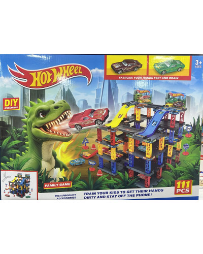 Circuit Hot Wheels Dino 111 pcs | la maison du bebe