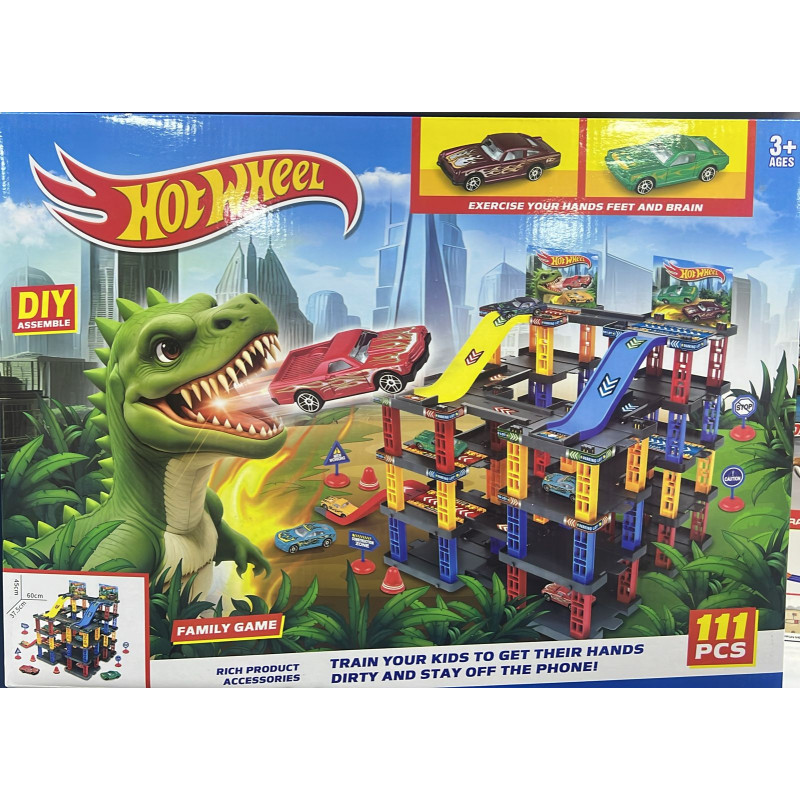 Circuit Hot Wheels Dino 111 pcs | la maison du bebe