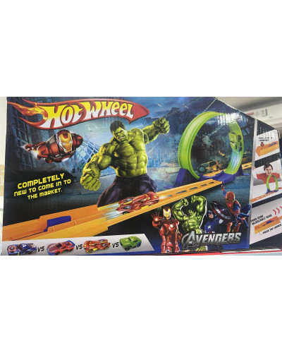 Hulk toy car track Hot Wheels