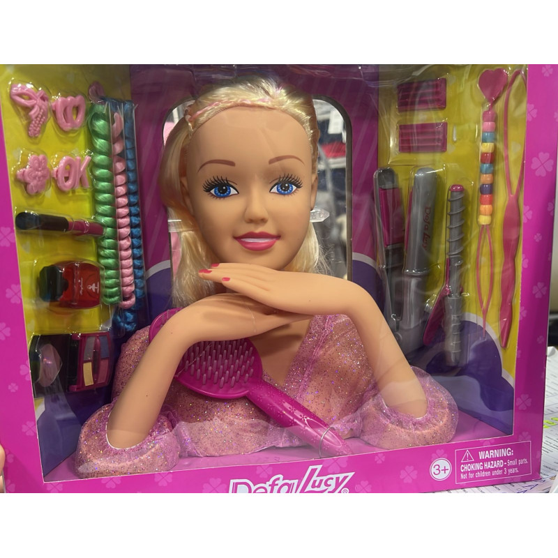 Tête à coiffer avec accessoires Tête à coiffer avec accessoires