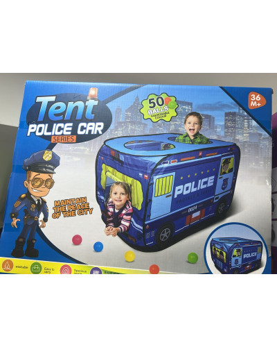 Tente de jeu police avec 50 balles | la maison du bebe