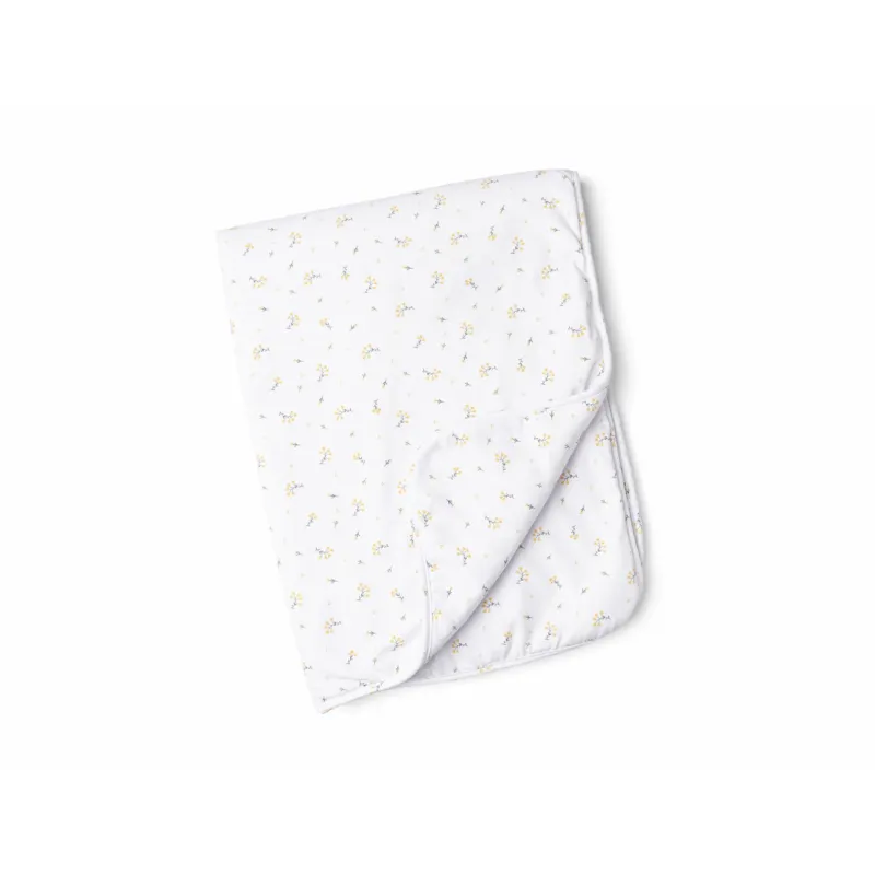 Couverture Bébé dream 75X100 flower yellow | la maison du bebe