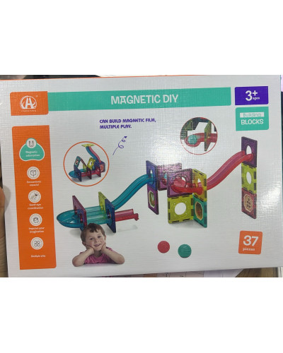 Jeu de blocs de magnetiques 37 pcs CH1009 | la maison du bebe