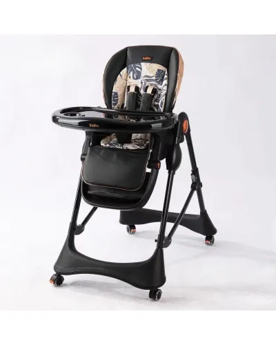 chaise haute kidilo design black premium | la maison du bebe