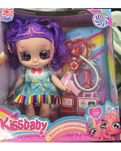 Doll with colourful hair