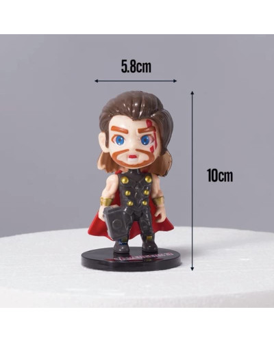 Set of 6 Avengers figures