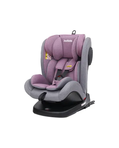 Siège auto 360° Angela Isofix rose Jovikids, siège évolutif groupe 0/1/2/3