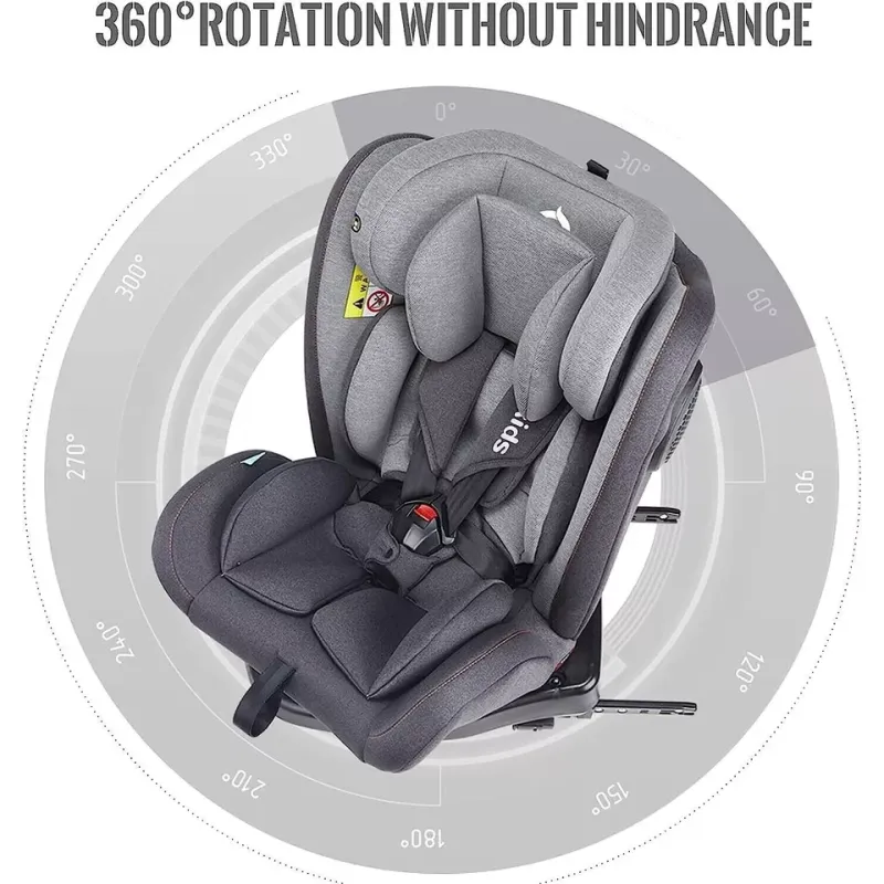Siège auto 0123 pivotant à 360° Angela 40-150 cm Jovikids gris rayé WD002 %shop-name% %product-name% %brand% Siège auto 0123 pivotant à 360° Angela 40-150 cm Jovikids gris rayé WD002 %shop-name% %product-name% %brand%
