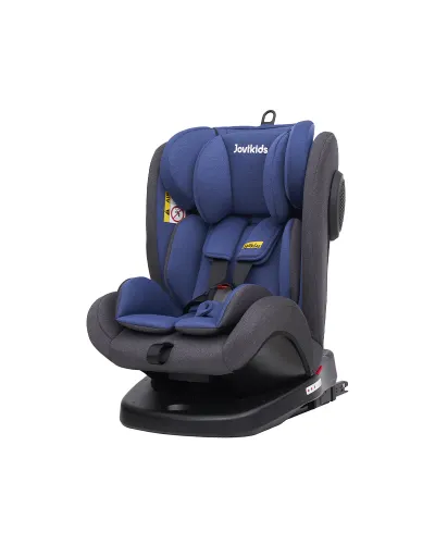 Siège auto pivotant 360° Angela Isofix bleu Jovikids, groupe 0/1/2/3