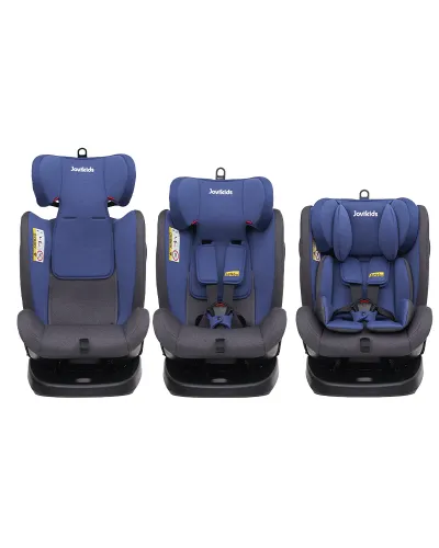Siège auto pivotant 360° Angela Isofix bleu Jovikids, groupe 0/1/2/3