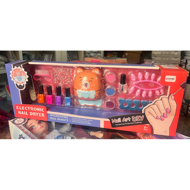 Secador de uñas electrónico con esmalte
