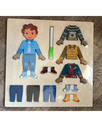 Puzzle en bois Personnages | la maison du bebe