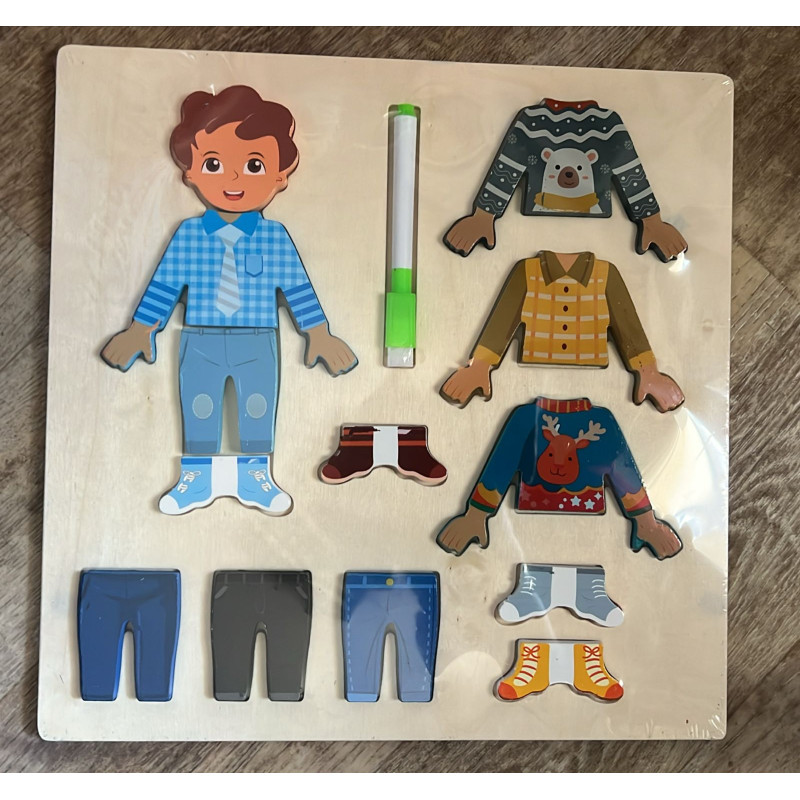 Puzzle en bois Personnages | la maison du bebe