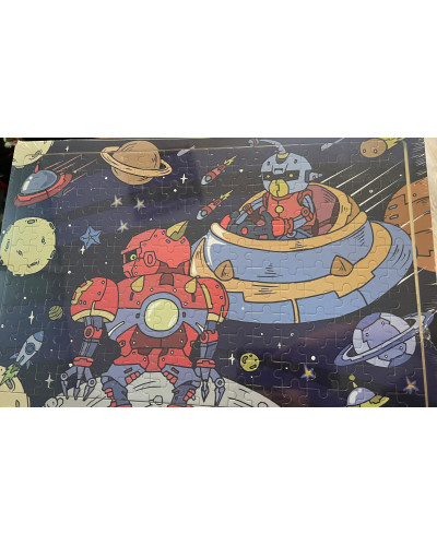 Puzzle en bois dessins animés grand modèle