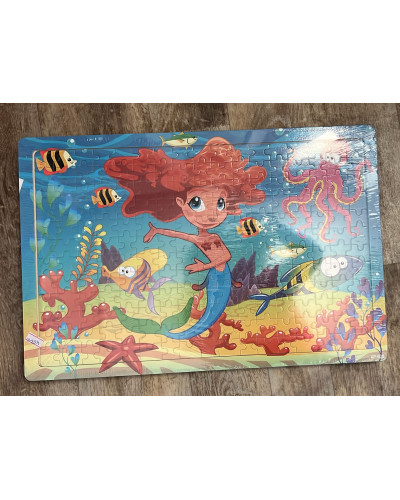 Puzzle en bois sirène grand modèle