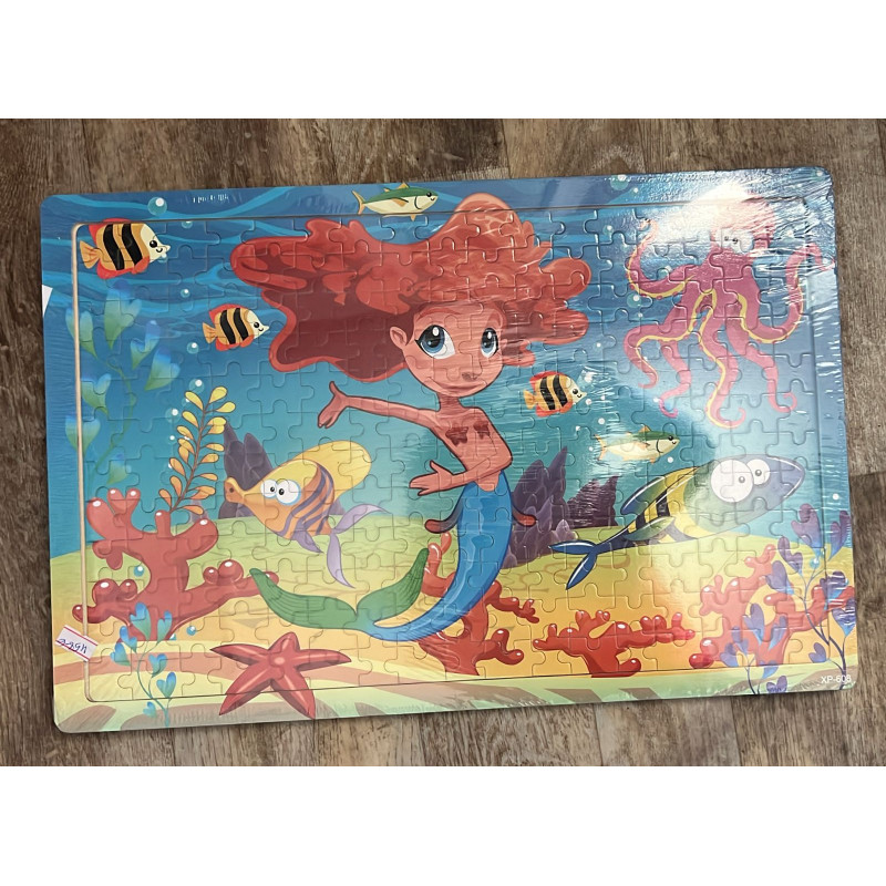 Puzzle en bois sirène grand modèle Puzzle en bois sirène grand modèle