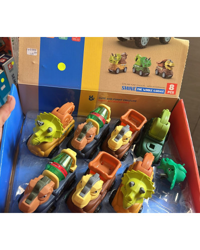 Voiture Dino à friction (1pcs) | la maison du bebe