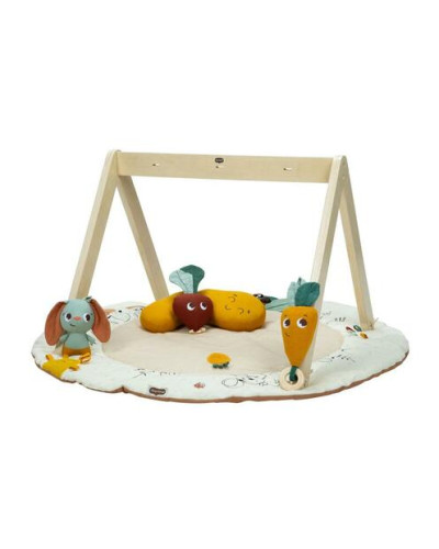 Tapis d’éveil Luxe Gymini avec arche en bois Garden of Adventures Tiny Love et jouets suspendus