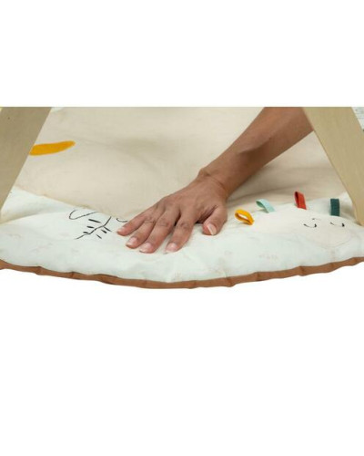 Tapis d’éveil Luxe Gymini avec arche en bois Garden of Adventures Tiny Love et jouets suspendus