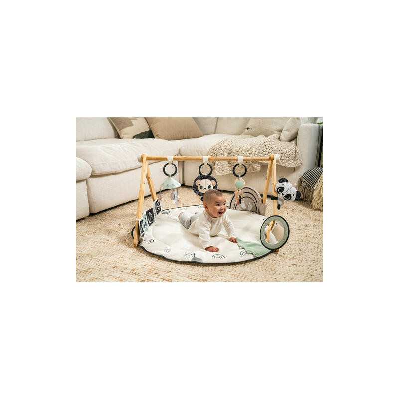 Tapis D'éveil Luxe En Bois Black & White Tiny Love %shop-name% %product-name% %brand% Tapis D'éveil Luxe En Bois Black & White Tiny Love %shop-name% %product-name% %brand%