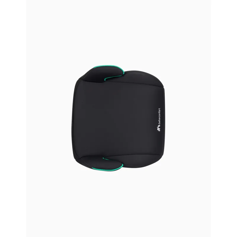 Rehausseur Gaia i-Safe Mineral Black Bébé Confort : assise rembourrée et passage de ceinture